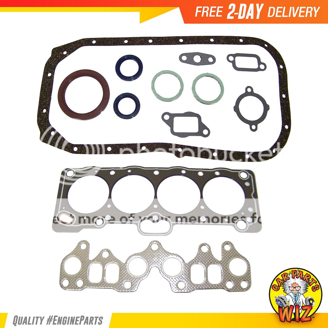 Full Gasket Set Fits 8385 Toyota Corolla 1.6L L4 SOHC 8v eBay